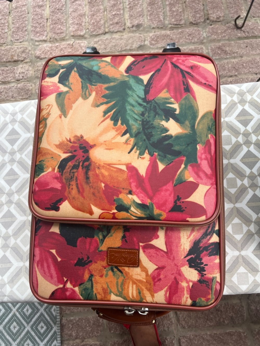 Floral Carry-On Rolling Luggage - Multicolor bag by Patricia Nash. - Picture 8 of 15